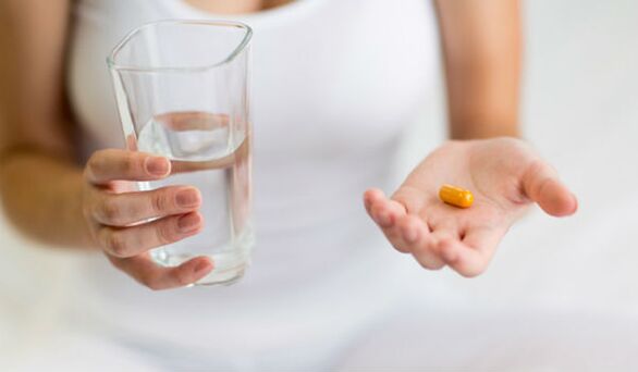 Assunzione di compresse per prevenire i vermi